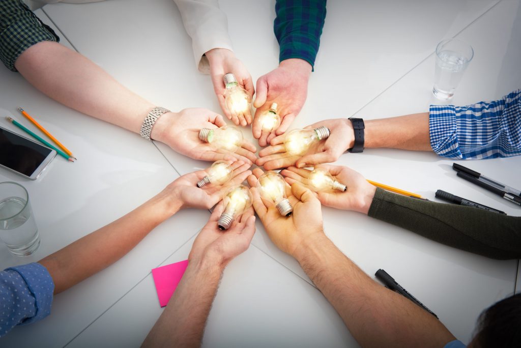 Super Teamwork Teamwork And Brainstorming Concept With Businessmen That Share An Idea ...