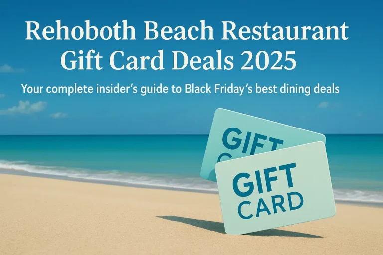 Rehoboth Beach restaurant gift card deals